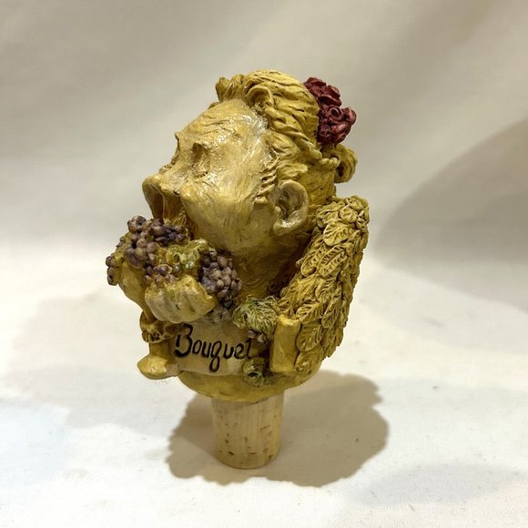 1998 Carrie Olsen-Garrard GUARDIAN OF THE GRAPES Bottle Stopper Collection - Picture 4 of 10